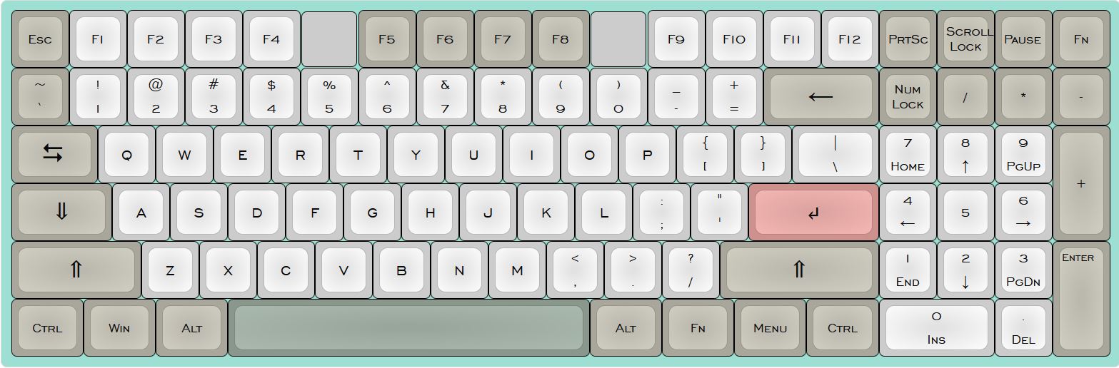 Melody 96 layout