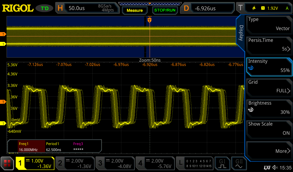 Clock output jitter